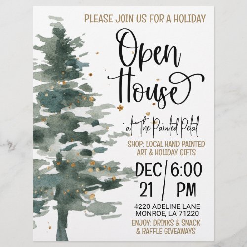 Holiday Open House Flyer