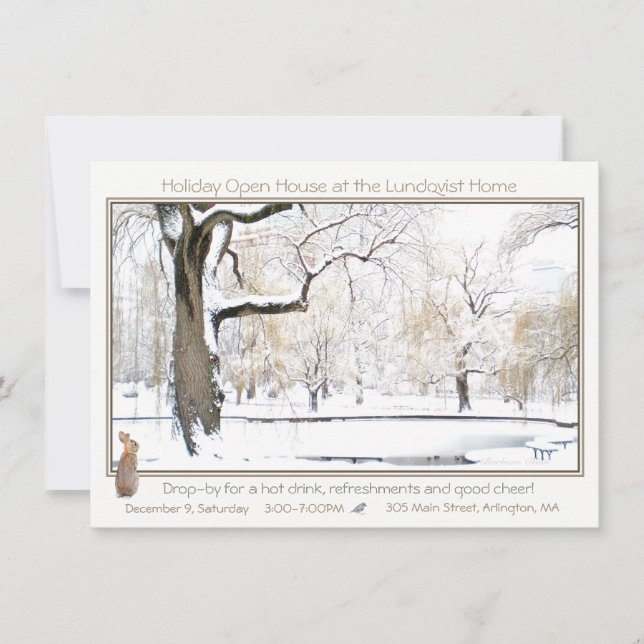 Holiday Open House: invitation (Front)