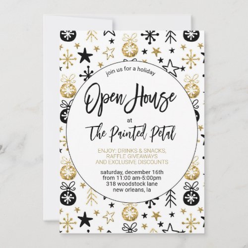 Holiday Open House Invitation