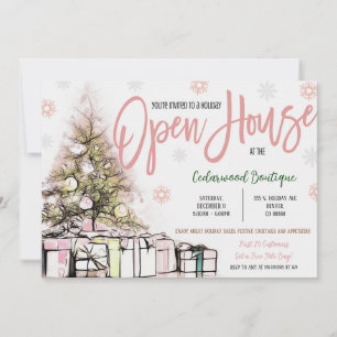 Holiday Open House Invitation