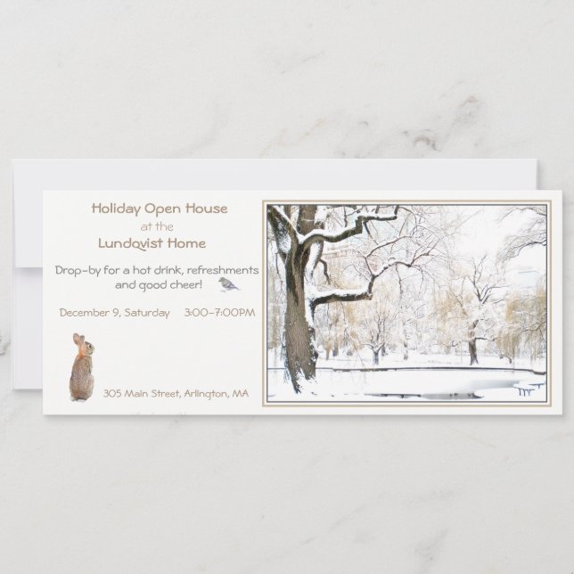 Holiday Open House: invitation (Front)