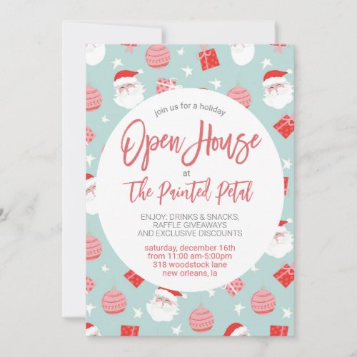 Holiday Open House Invitation