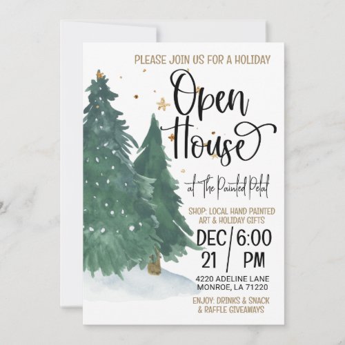 Holiday Open House Invitation