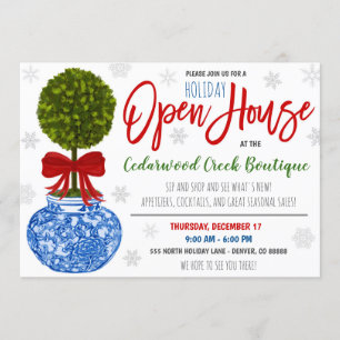 Holiday Open House Invitation