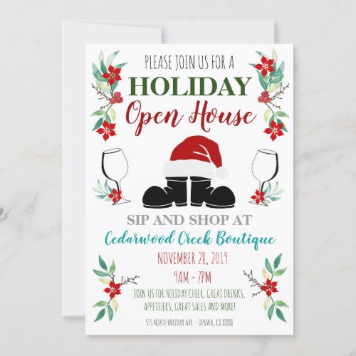 Holiday Open House Invitation