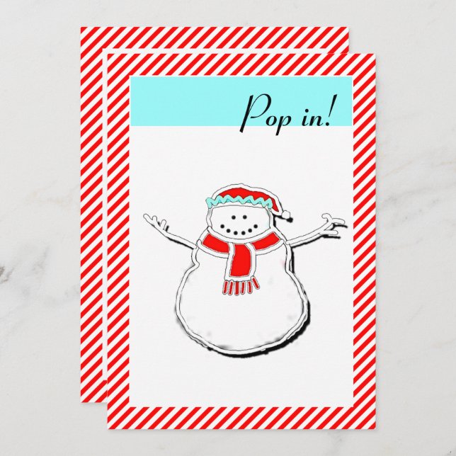 Holiday Open House Invitation (Front/Back)