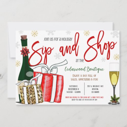 Holiday Open House Invitation