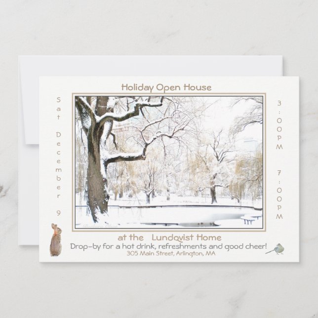 Holiday Open House Invitation: Invitation (Front)
