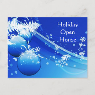 Holiday Open House Invitation Postcard