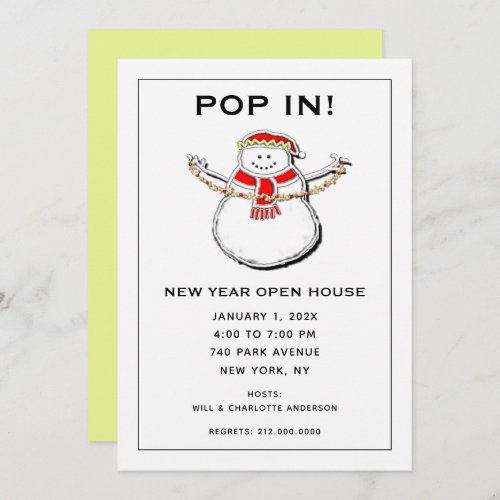 Holiday Open House Invitations