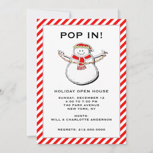 Holiday Open House Invitations