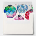 Holiday Ornament Christmas Envelope