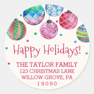 Holiday Stickers - 30,000 Results | Zazzle