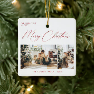 Holiday Ornament Modern Christmas