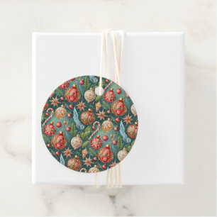 Holiday Ornaments gift Favor Tags