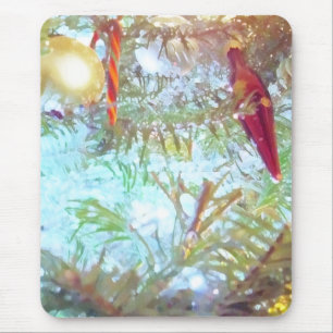 Holiday Ornaments in the Light Mouse Pad