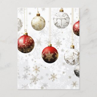 HOLIDAY ORNAMENTS RED / GOLD #1