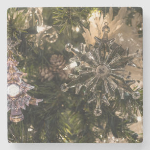 Holiday Ornaments Stone Coaster