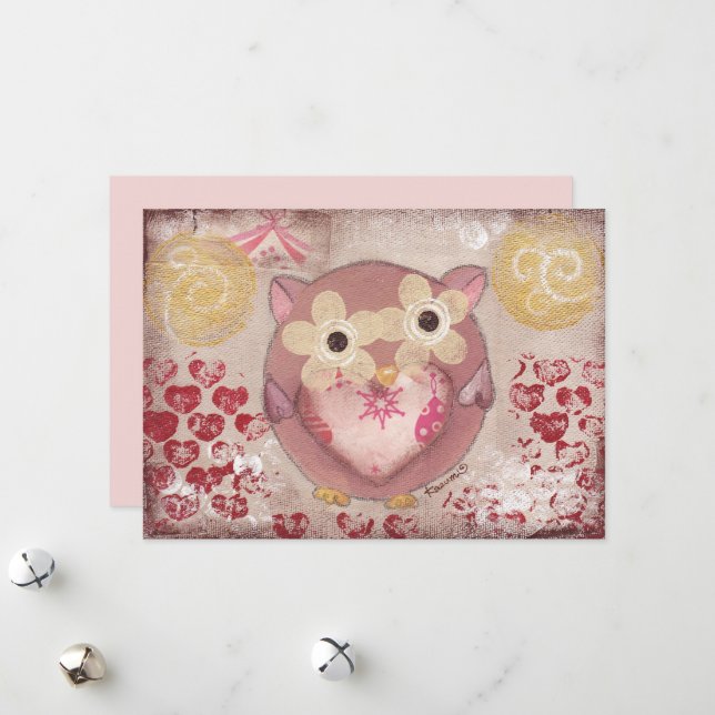 Holiday Owl (Front/Back In Situ)