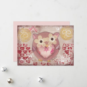 Holiday Owl Card