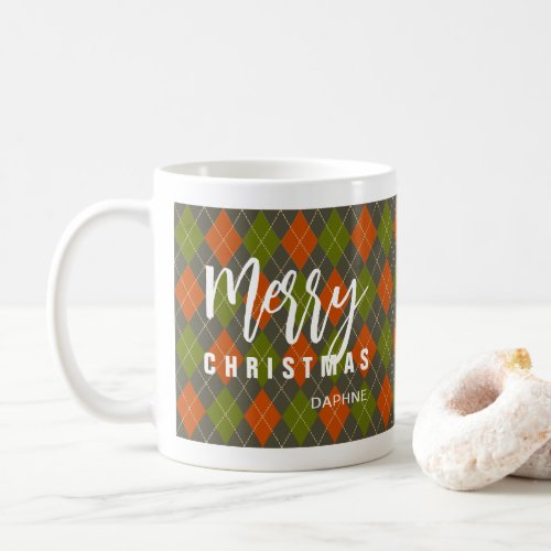 Holiday Paid Merry Christmas Personalized Coffee Mug