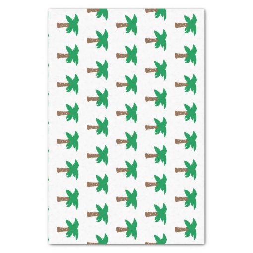 Holiday Palm Tree Tissue Paper Zazzle