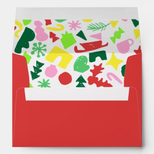 Holiday Paper Cutouts Envelope