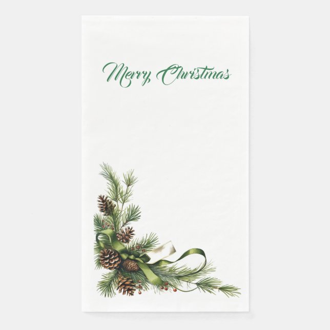 Holiday Paper Guest Towel (Front)