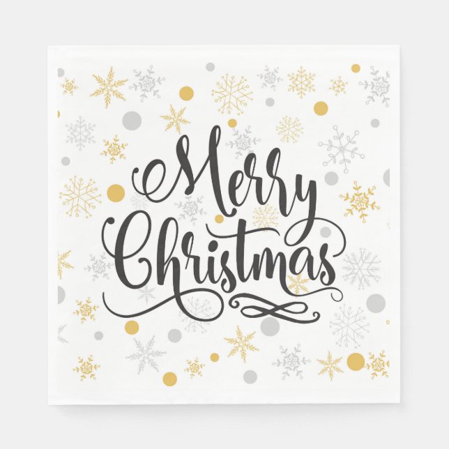 Holiday Paper Napkins (Front)