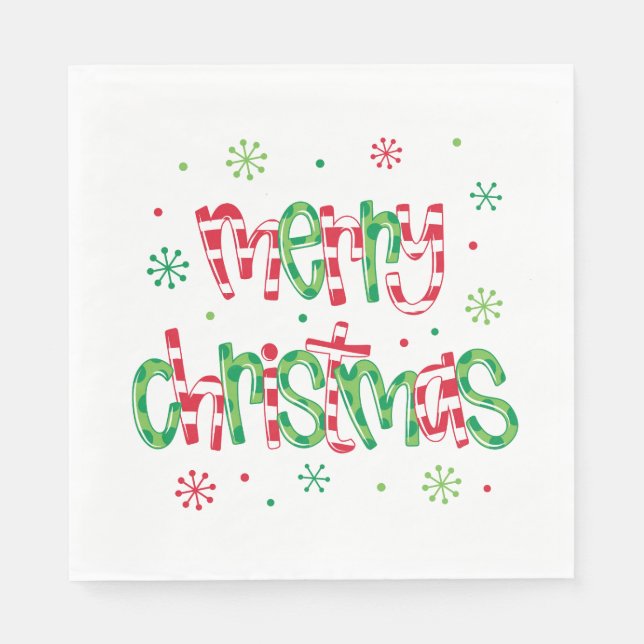 Holiday Paper Napkins (Front)