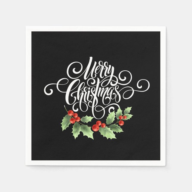 Holiday Paper Napkins (Front)