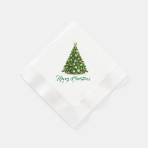 Holiday Paper Napkins Cocktail Size