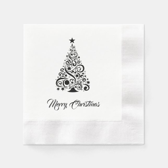 Holiday Paper Napkins Cocktail Size (Front)