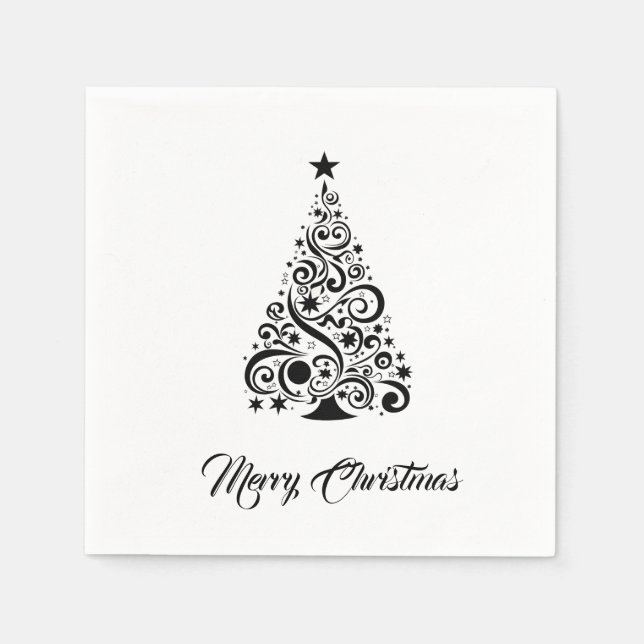 Holiday Paper Napkins Cocktail Size (Front)