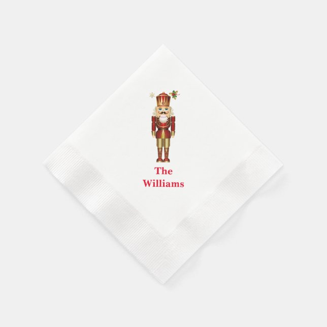 Holiday Paper Napkins-Nutcracker Napkins (Corner)