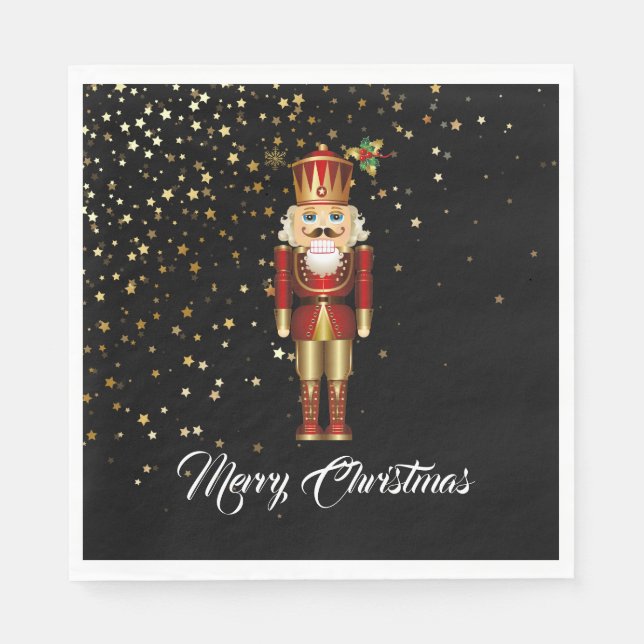 Holiday Paper Napkins-Nutcracker Napkins (Front)