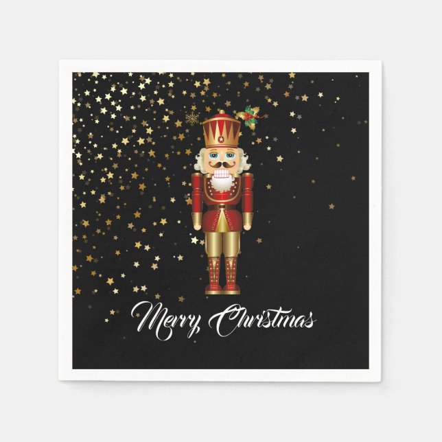 Holiday Paper Napkins-Nutcracker Napkins (Front)