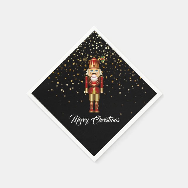 Holiday Paper Napkins-Nutcracker Napkins (Corner)