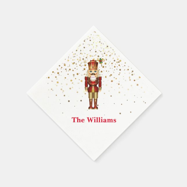 Holiday Paper Napkins-Nutcracker Napkins (Corner)