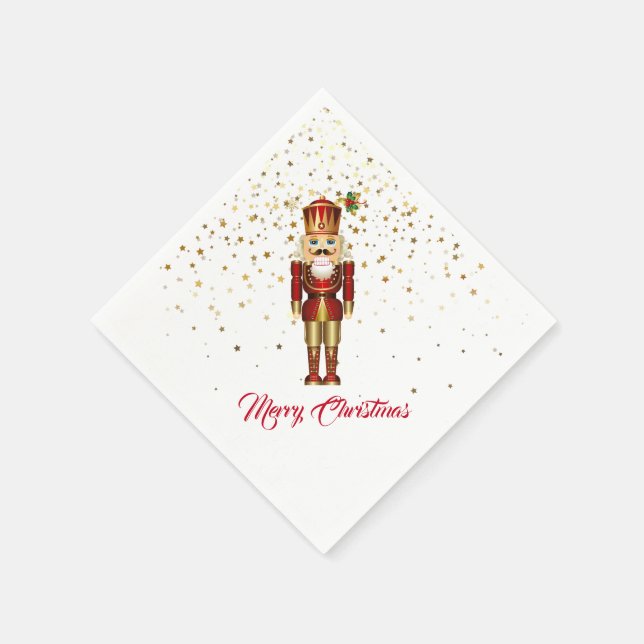 Holiday Paper Napkins-Nutcracker Napkins (Corner)