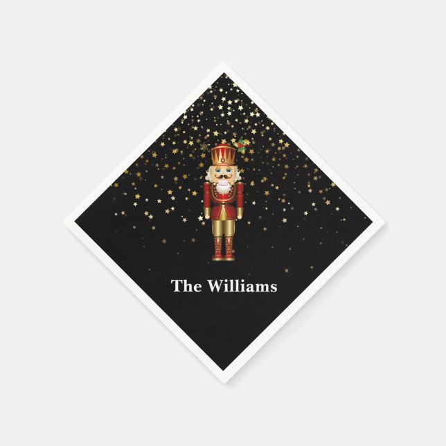 Holiday Paper Napkins-Nutcracker Napkins (Corner)