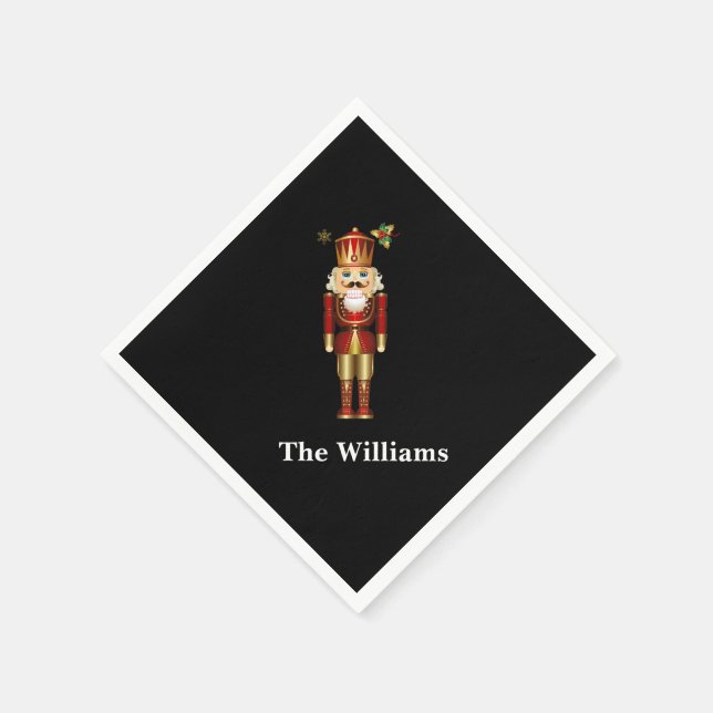 Holiday Paper Napkins-Nutcracker Napkins (Corner)