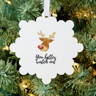 Holiday Paper Ornarment Ornament Card