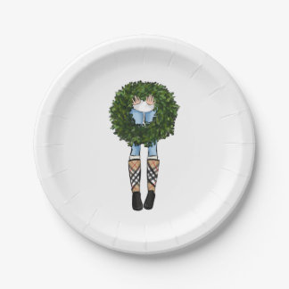 Holiday paper plate