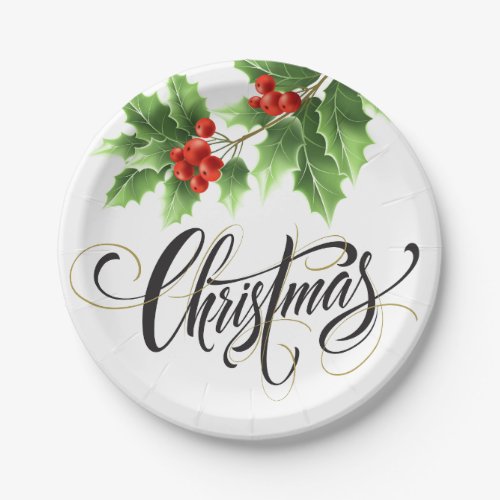 Holiday Paper Plates