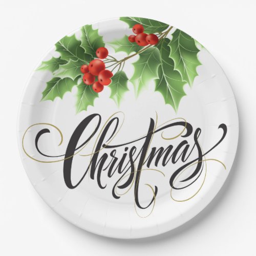 Holiday Paper Plates