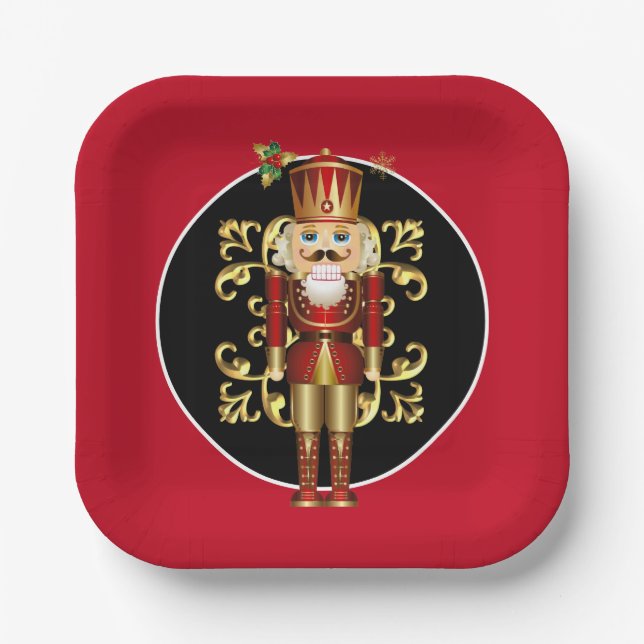 Holiday Paper Plates-Nutcracker Paper Plates (Front)