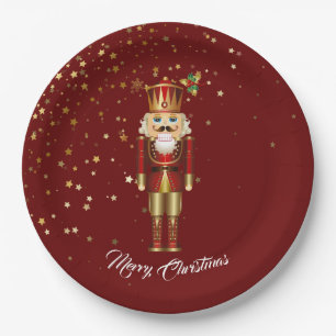 Holiday Paper Plates-Nutcracker Plates