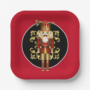 Holiday Paper Plates-Nutcracker Plates