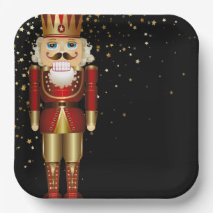 Holiday Paper Plates-Nutcracker Plates